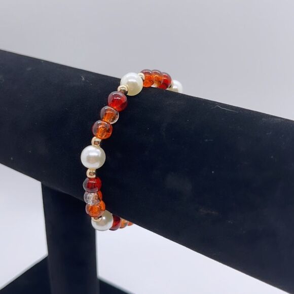NWT Wool + Pepper Co. Fall 2021 Glass Bracelet - Picture 3 of 6